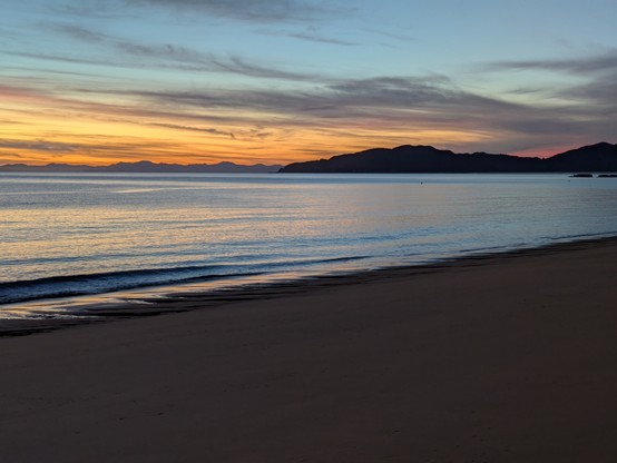 Looking south from Totaranui before setting off to Bark Bay for the night.