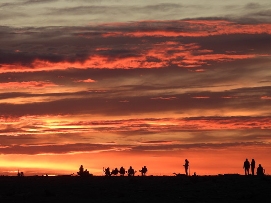 Sunset at Okarito Beach