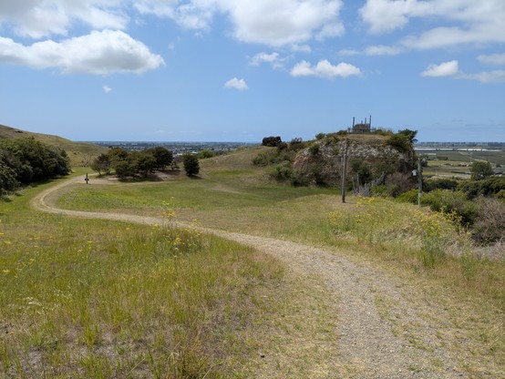 View of the historic Pā site.