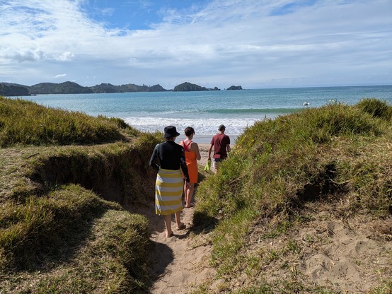 Another day, another beautiful beach. Otamure Bay. Quite good bodysurfing.