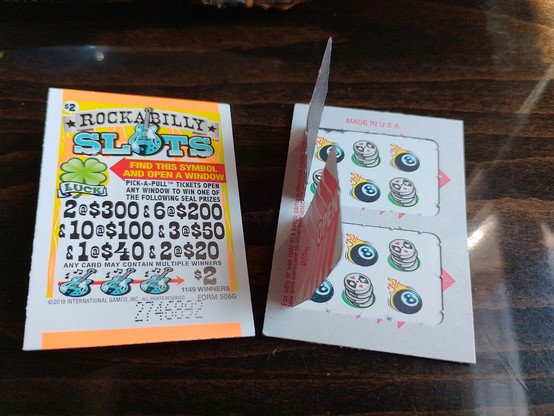 $2 cards. Pop open the back to see if you have any shamrocks. We didn't.