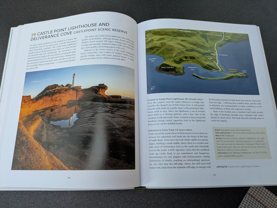 One of the 100 day walks is in Castlepoint. Looks lovely.