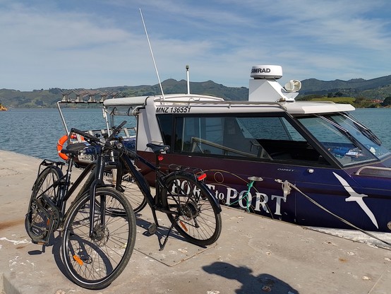 The ferry from Portabello to Port Chalmers.