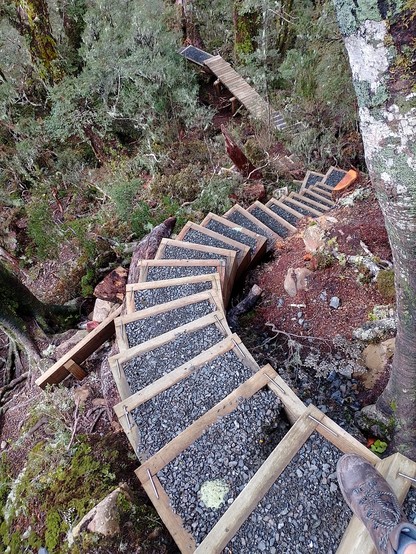 New steps put in by DOC contractors in the last few months.