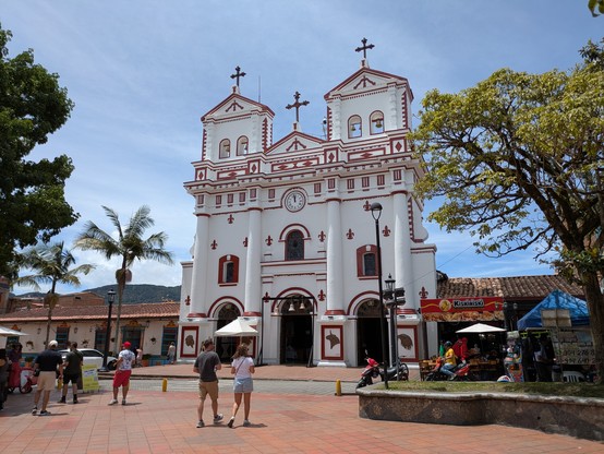 The 200 year old church in the centre of Guatapé