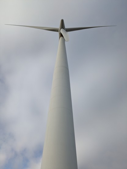 Gust The Redeemer. These wind turbines are HUGE! We love them. Silently generating electricity dotted over the hills. They look fantastic.